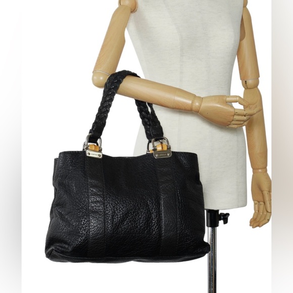 🎁GIFT a Gucci Black Bamboo Libeccio Tote Bag - Picture 3 of 8